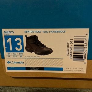 New / Columbia Men's Newton Ridge™ Plus II Waterproof Hiking Boot